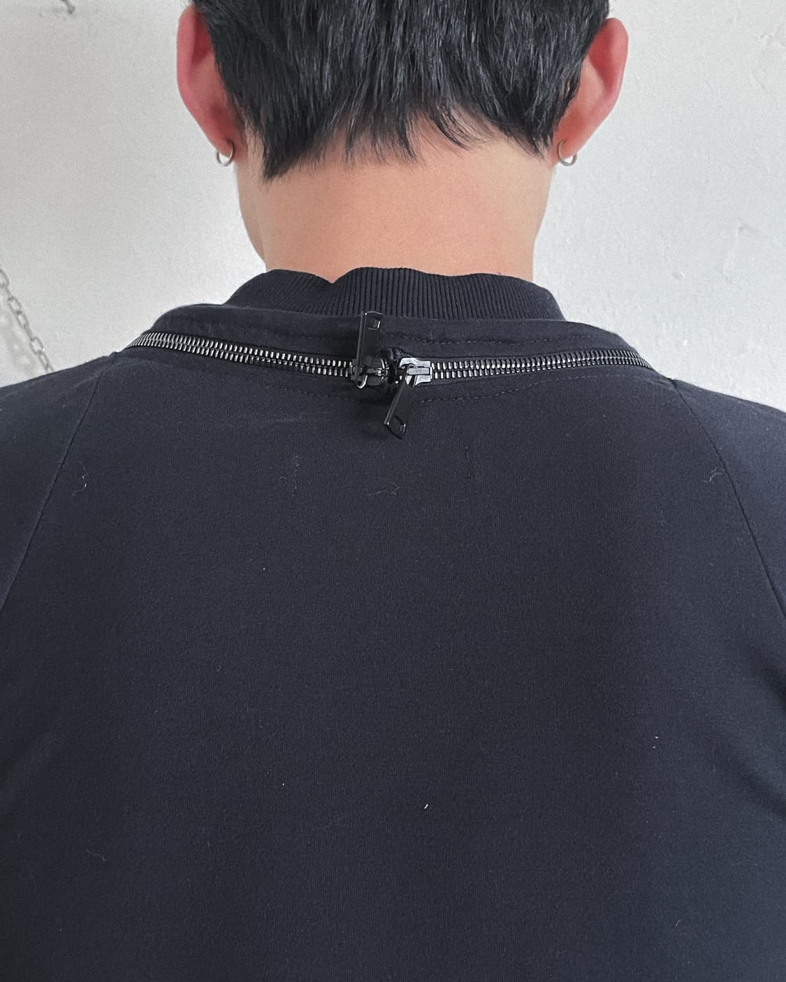 노스트라산티시마 지퍼 하이넥 레이어드 롱슬리브 상품이미지4