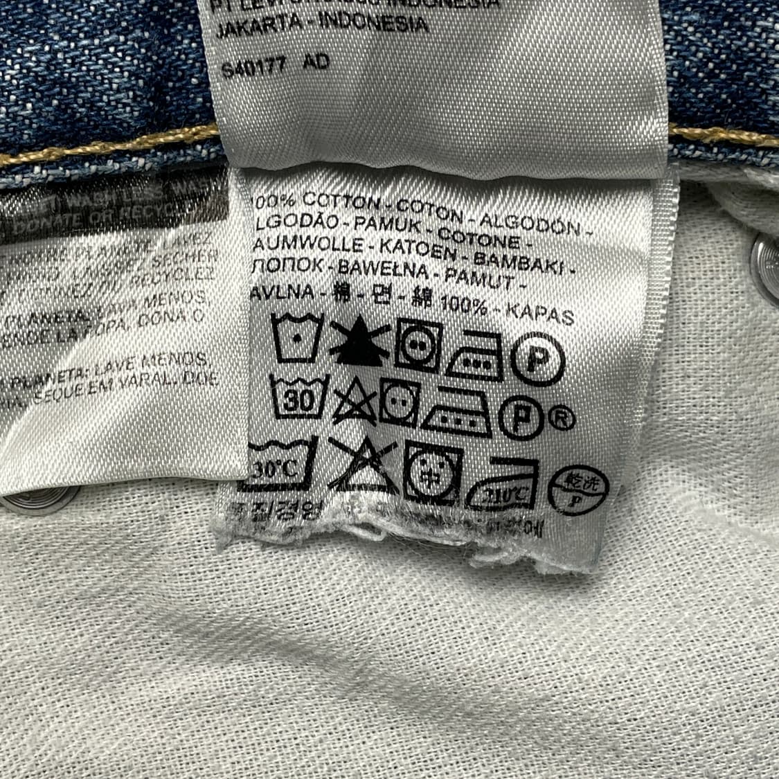 LEVI'S 리바이스505 빈티지 데님 하프팬츠 A01233 상품이미지9