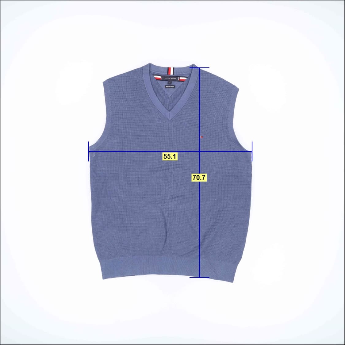 [L] 타미힐피거 오가닉코튼 니트조끼 1229H2 상품이미지6