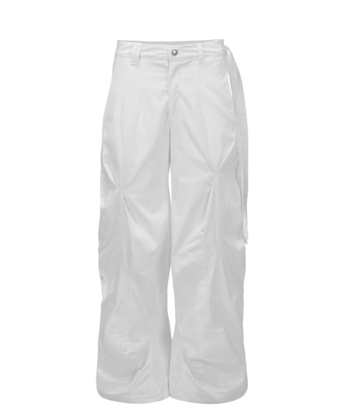 나체 DISTORTED DRAPING PANTS IVORY /0 size 상품이미지1