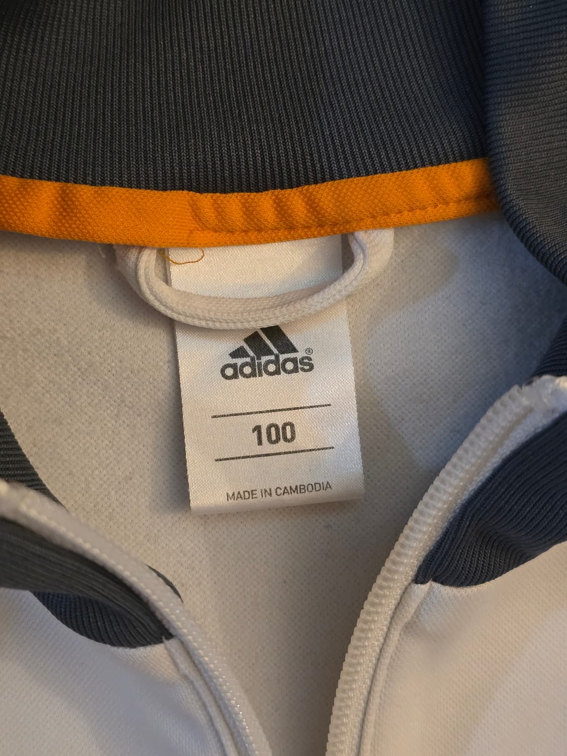 아디다스 레알 마드리드 트랙 자켓 화이트 100 상품이미지6