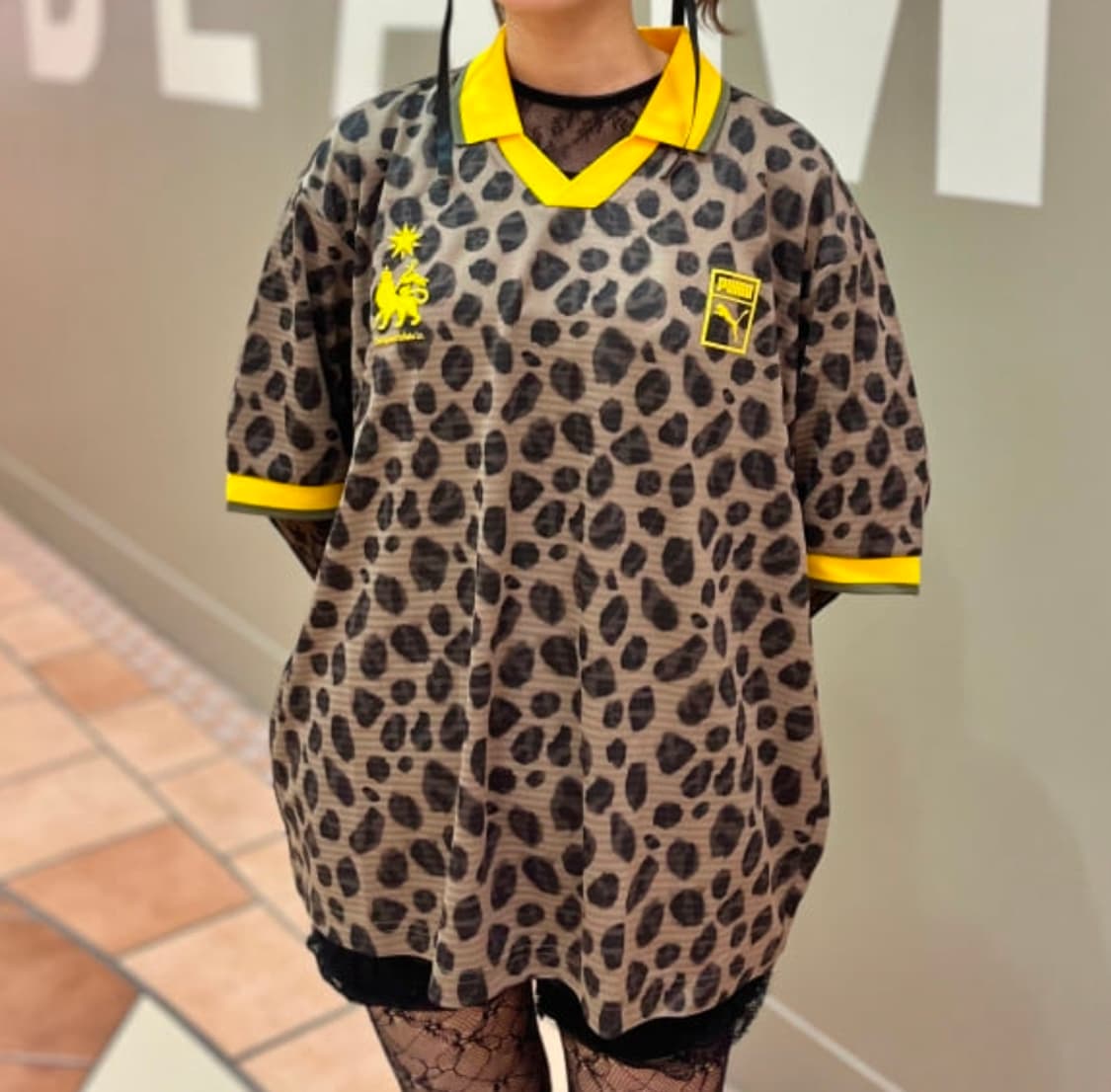 사스콰치 패브릭스 x 푸마 레오파드 싸커셔츠 상품이미지2