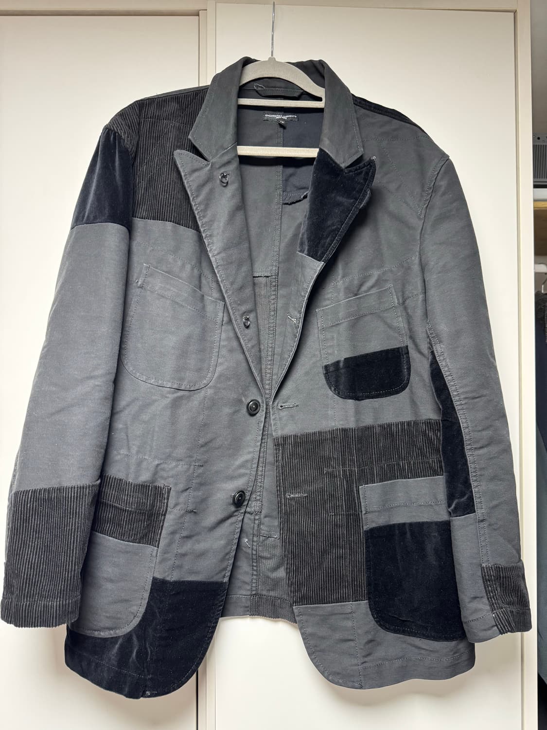 엔지니어드가먼츠 베드포드 패치워크 블랙 M 상품이미지2