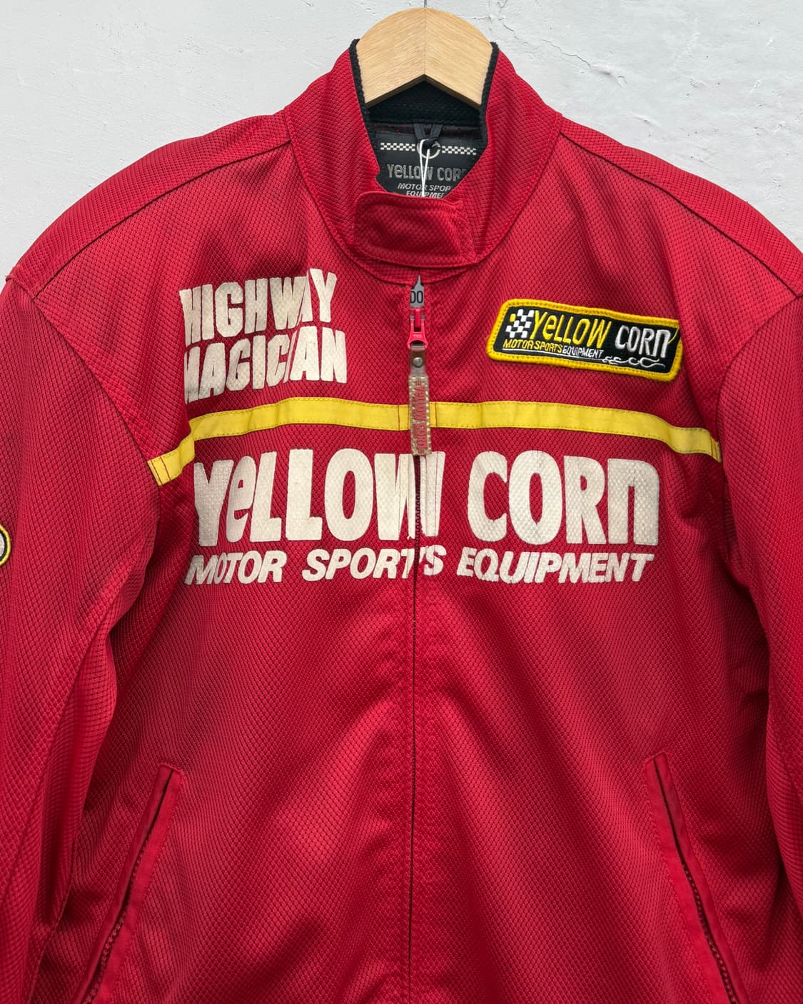 옐로우 콘 00s 멀티패치 메쉬 라이더 자켓 상품이미지2