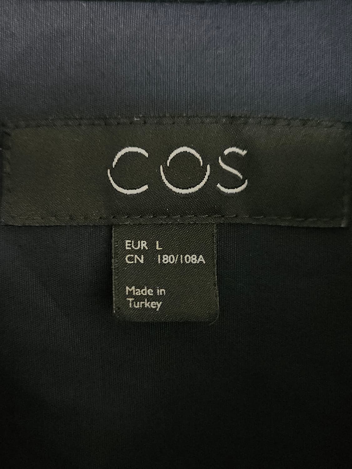 코스 COS 투웨이 셔츠 블루종 경량 실크자켓 옴므 L 상품이미지3