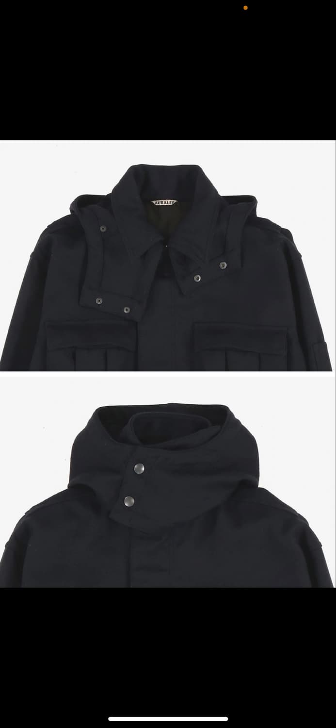 오라리 AURALEE 밀리터리 플라이트 후드 자켓 L 상품이미지3