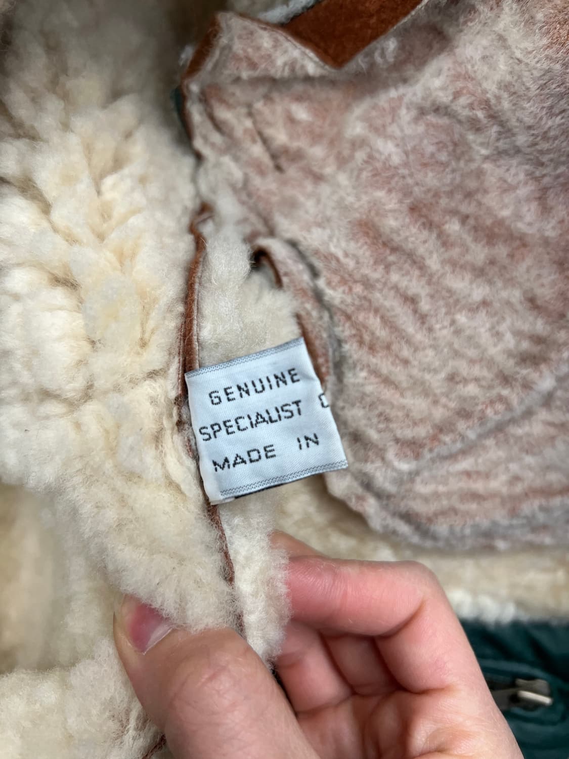 70s Vintage Shearling Leather Jacket 상품이미지9