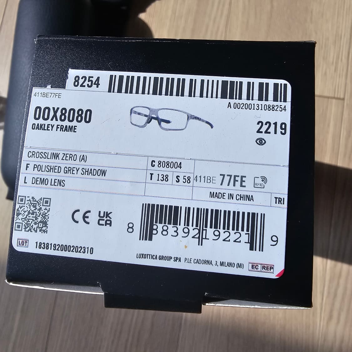 새제품) 오클리 크로스링크 제로 아시안핏 안경테 런닝 싸이클 고글 상품이미지9