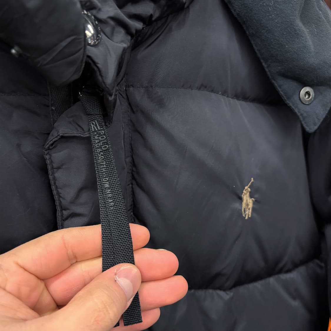 90s 폴로 랄프로렌 푸퍼패딩 다운 후드점퍼 N342 상품이미지4