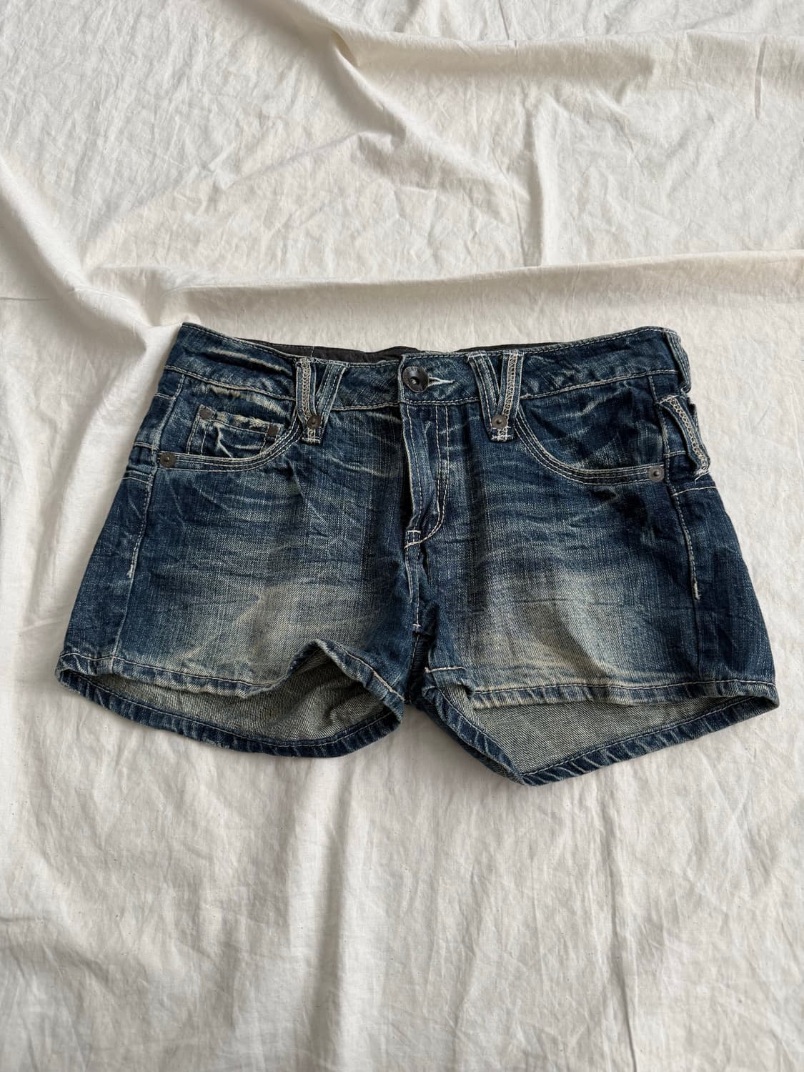 Y2k 데님 숏팬츠 상품이미지1