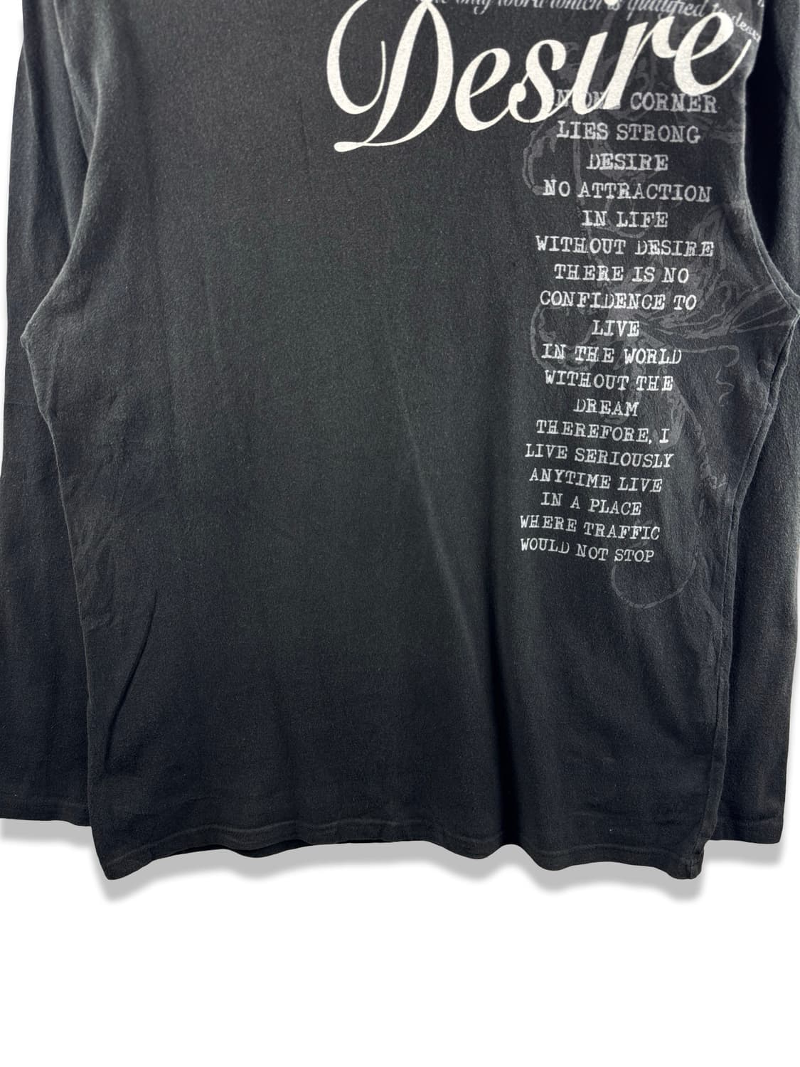 JPN Y2K 레터링 프린팅 롱슬리브2560 상품이미지4