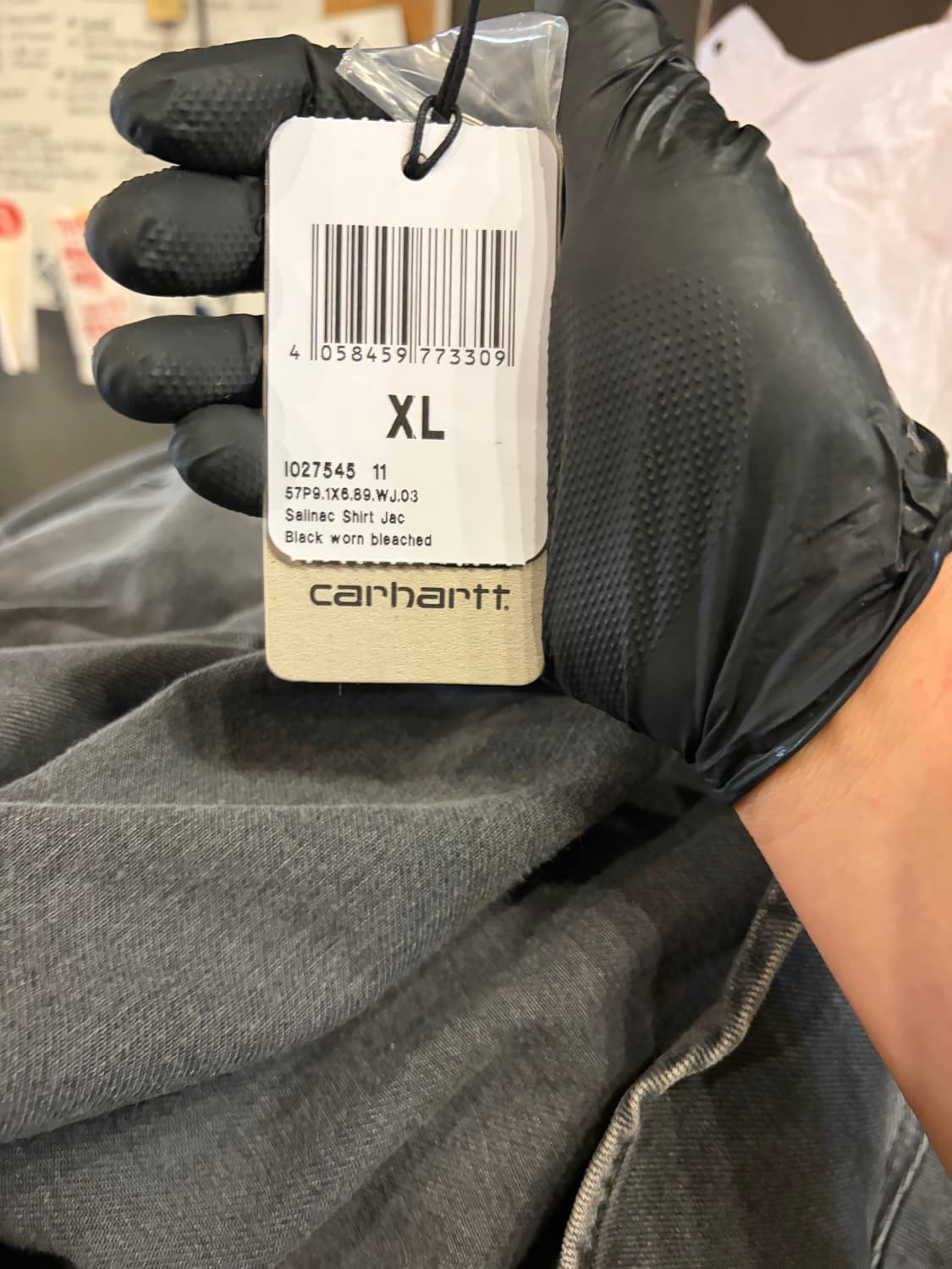 칼하트 스냅 셔츠자켓 그레이 XL 상품이미지9