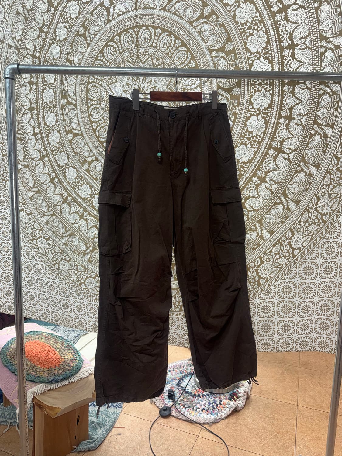 빈티지 포켓 밴딩 카고팬츠  상품이미지3