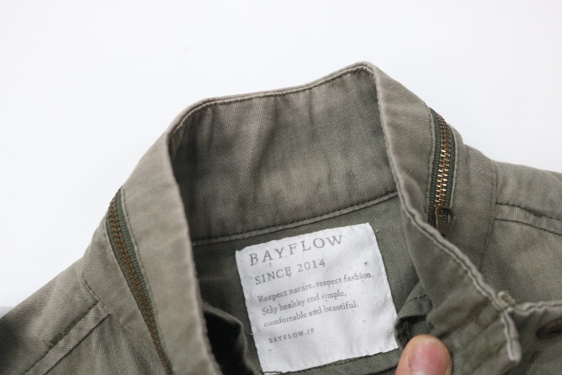BAYFLOW 베이플로우 빈티지 헤링본 카키 M-65 필드 자켓 (2) 상품이미지5