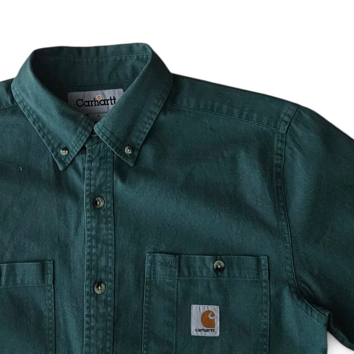 칼하트 면 오버핏 반팔셔츠 L 상품이미지3