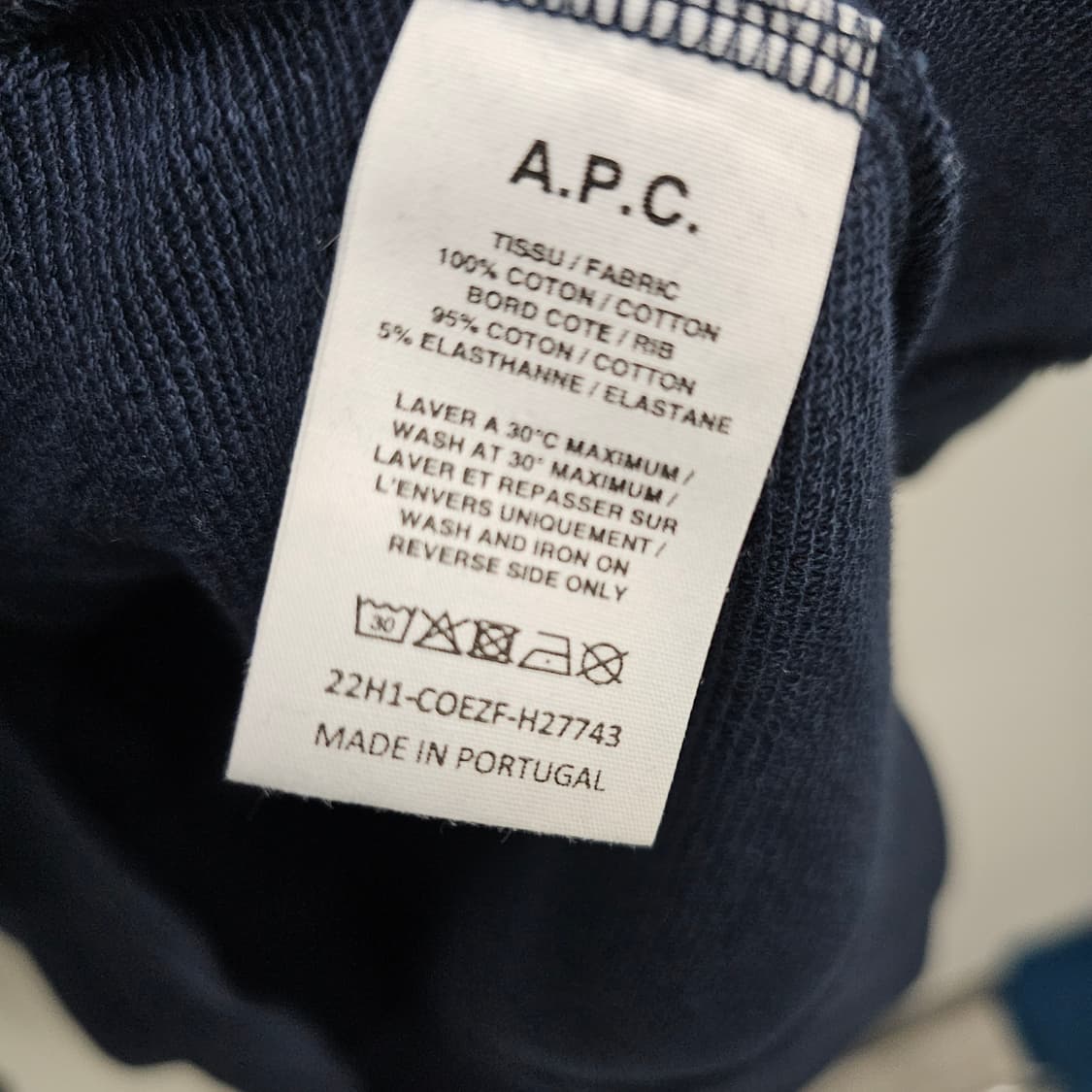 Apc 아페쎄 맨투맨 상품이미지5
