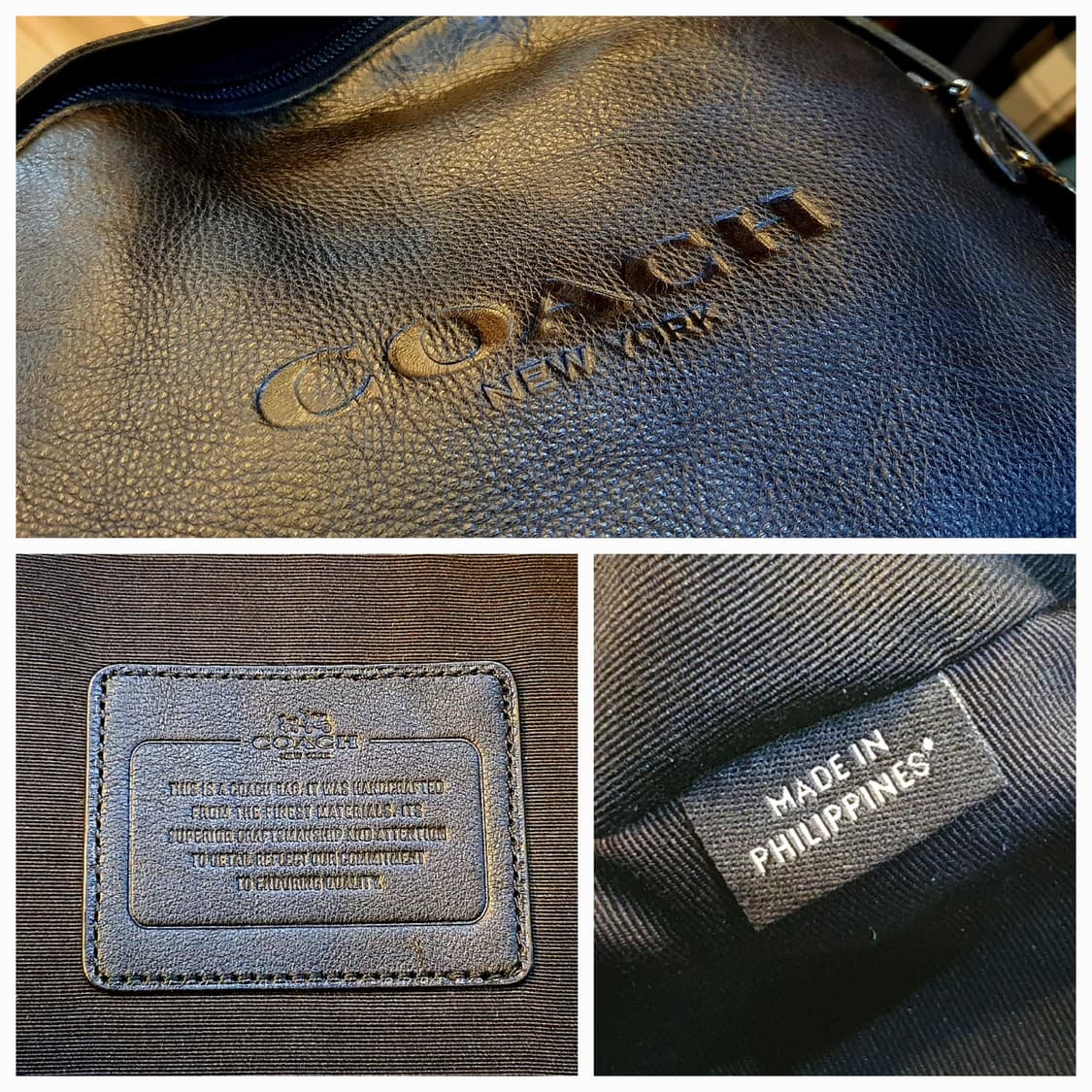 코치 레더 백팩 상품이미지9