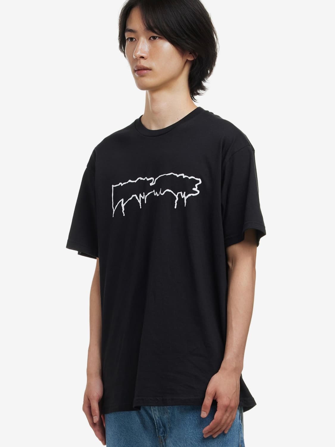 (S) 퍼킹어썸 코리아 스토어 티셔츠 블랙 상품이미지4