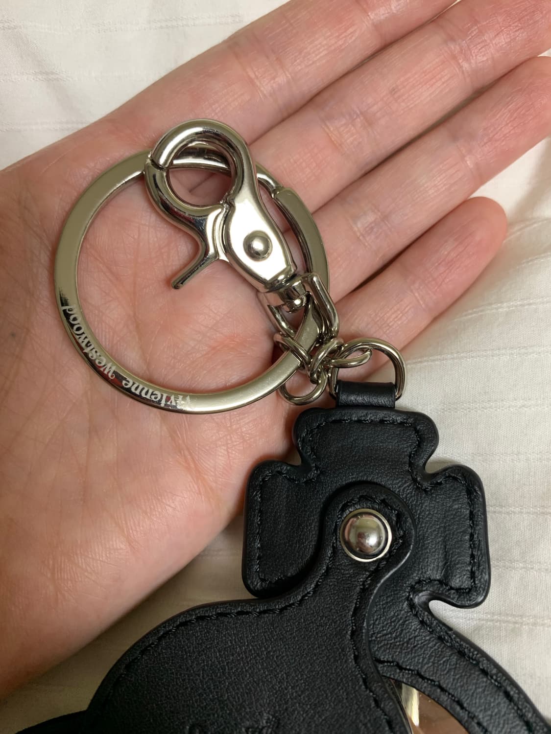 비비안웨스트우드 미러 가죽 키체인 키링 상품이미지3