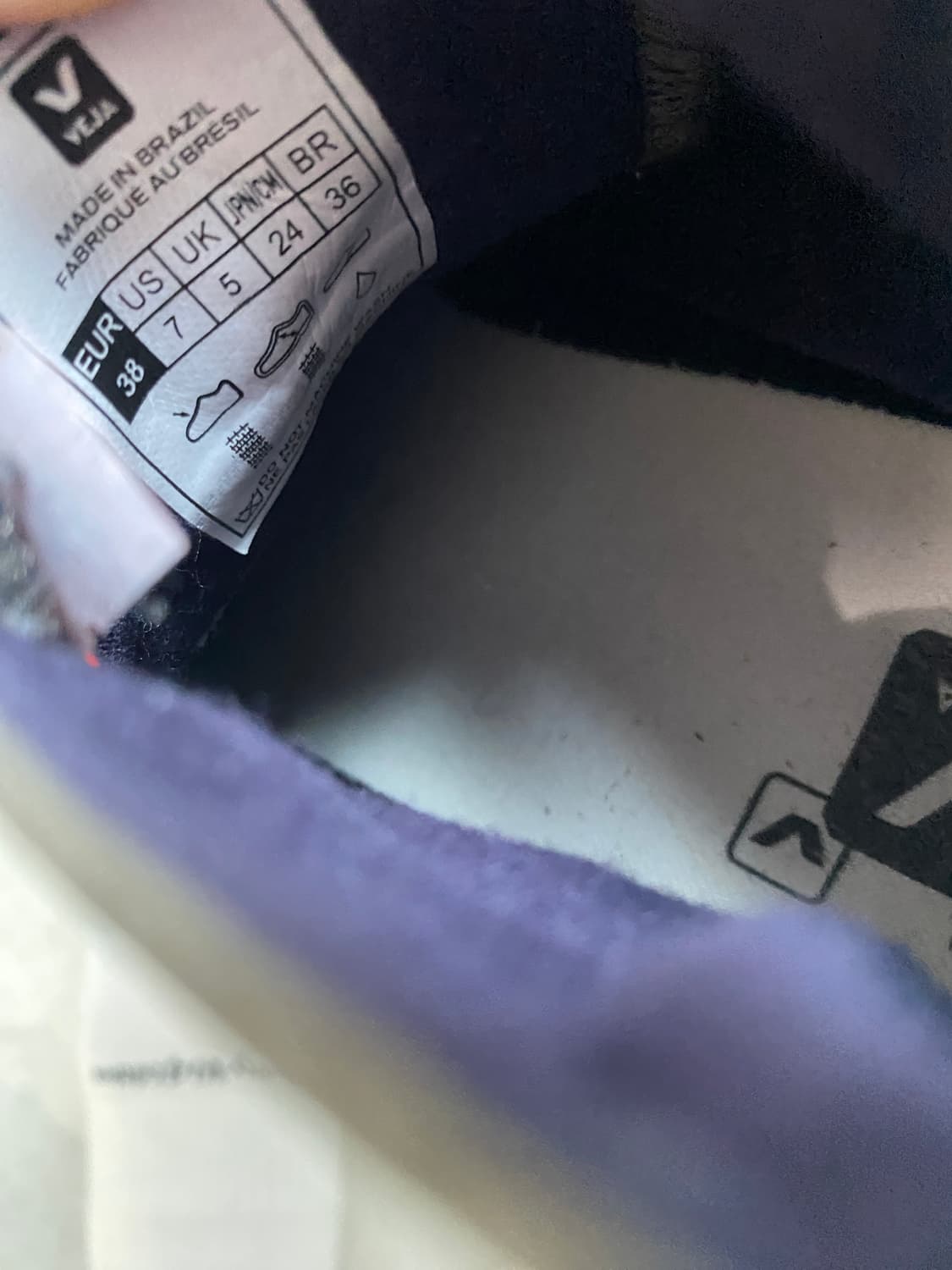 veja 나일론 카키 스니커즈 240사이즈 상품이미지6