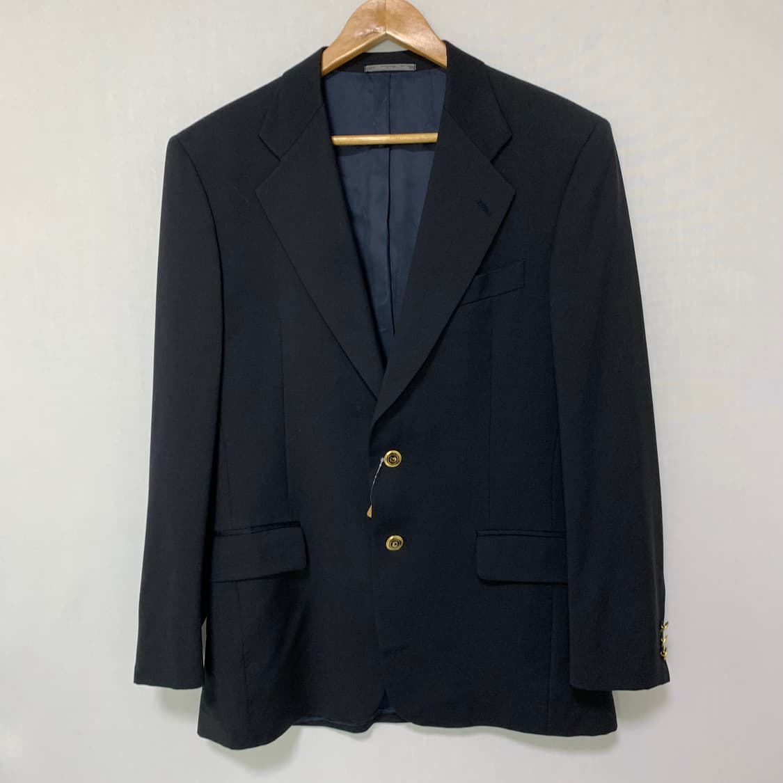 밀라숀 빈티지 정장 자켓 블레이저 금장 단추 버튼 블랙 상품이미지2