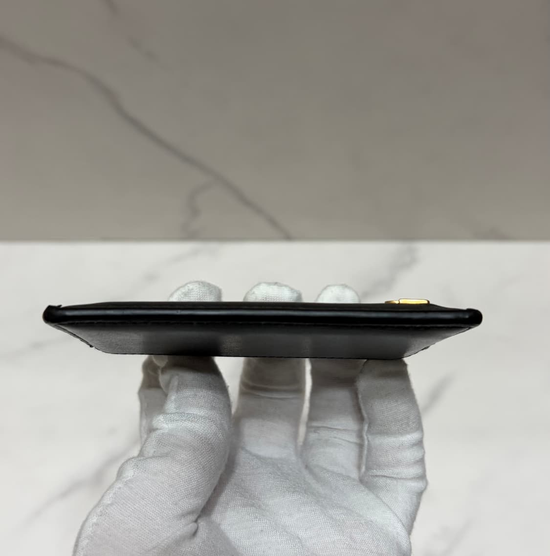 [정품]  생로랑 모노그램 금장 카드지갑 상품이미지4