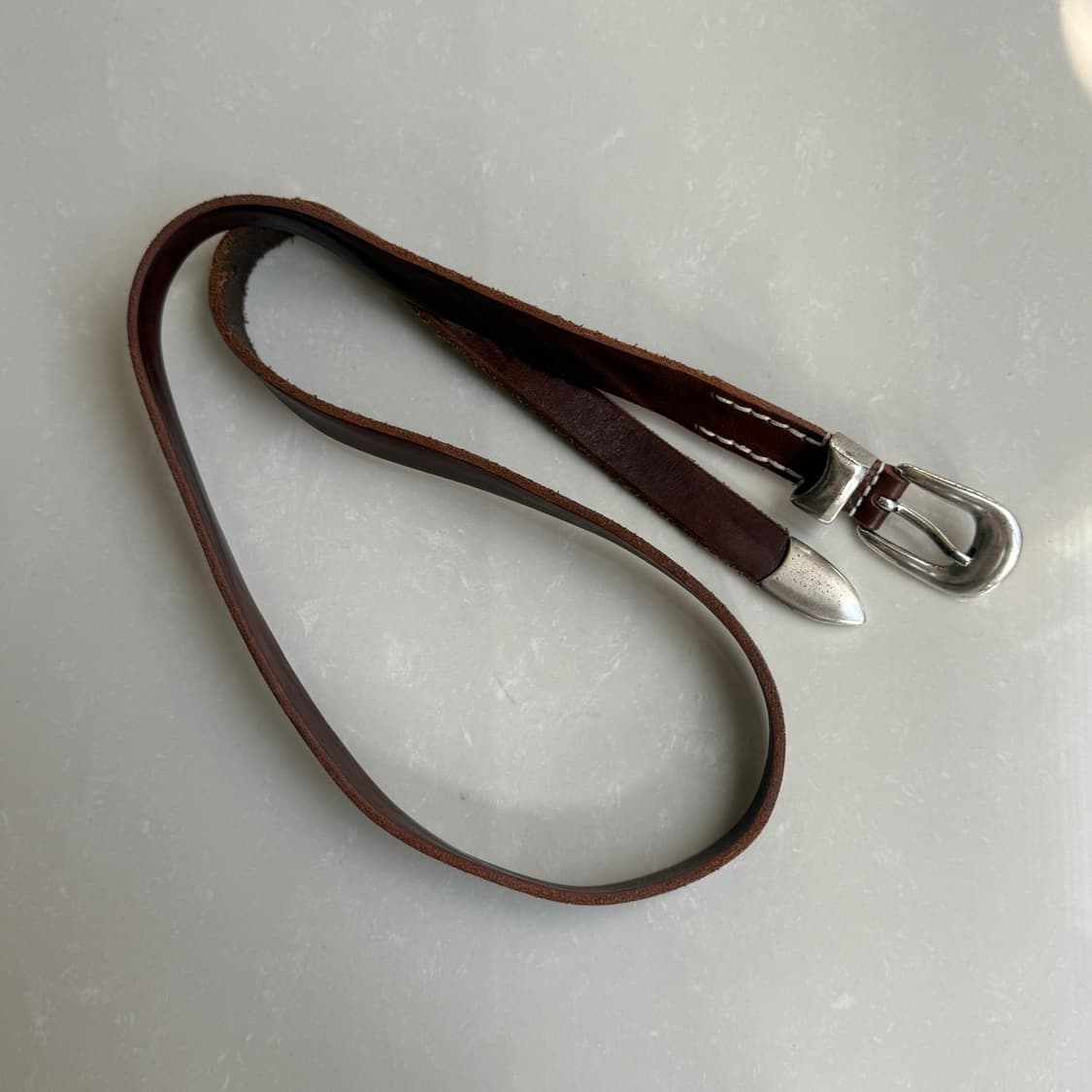 [90] 아워레가시 2cm 벨트 브라운 상품이미지1