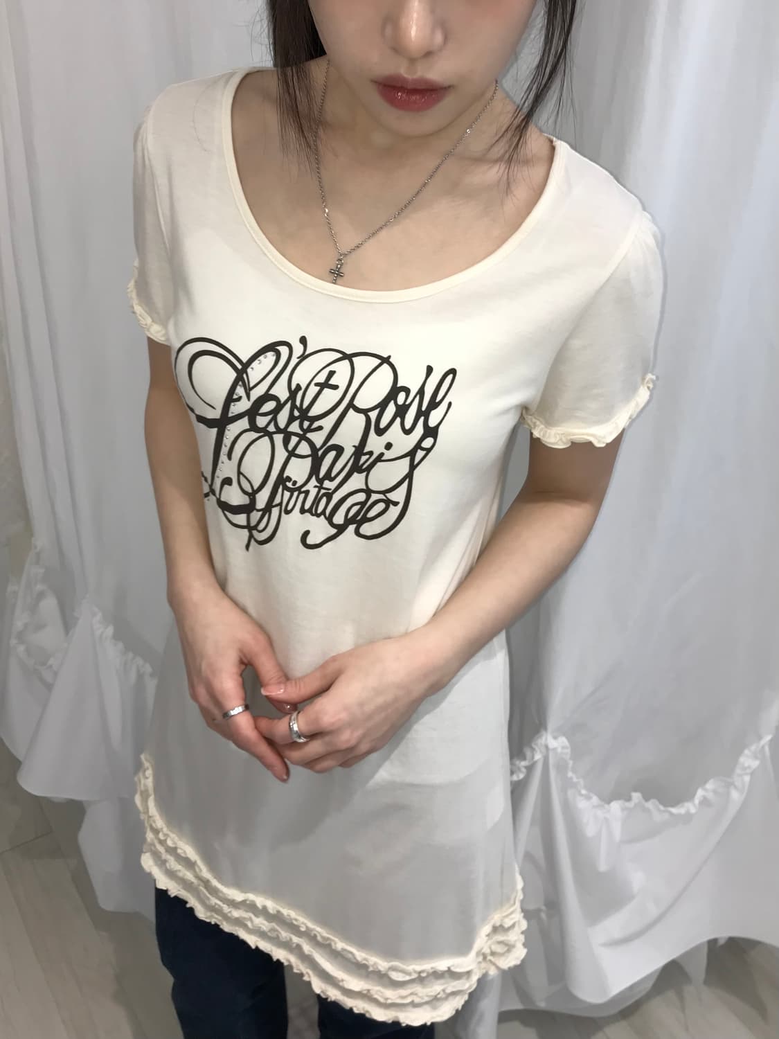 ⊹ Lest Rose Frill Dress 상품이미지1