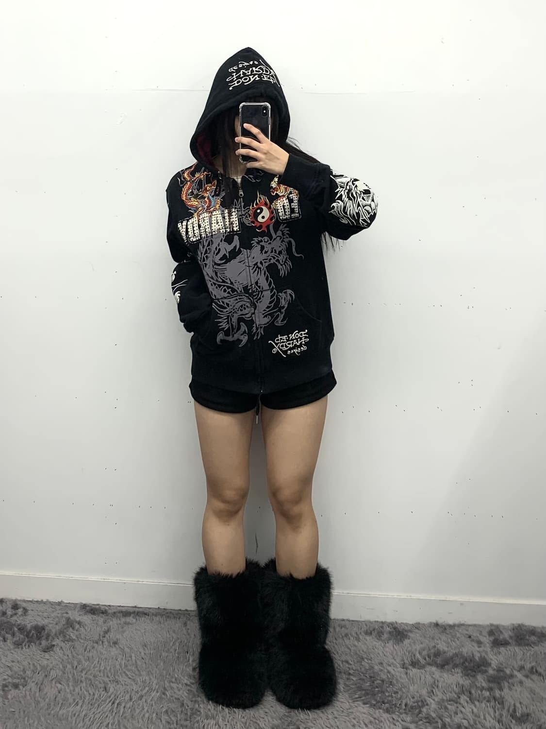 Ed hardy(by. Christian audigier) 후드집업 상품이미지6