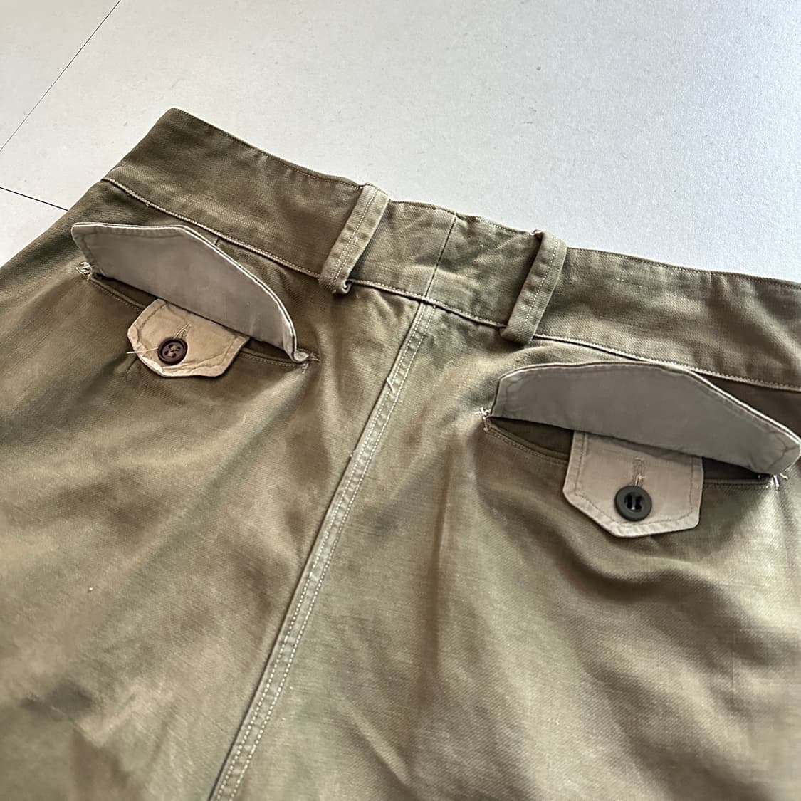 40s 오리지널 프렌치아미 프랑스군 초기형 M-47 팬츠 상품이미지10