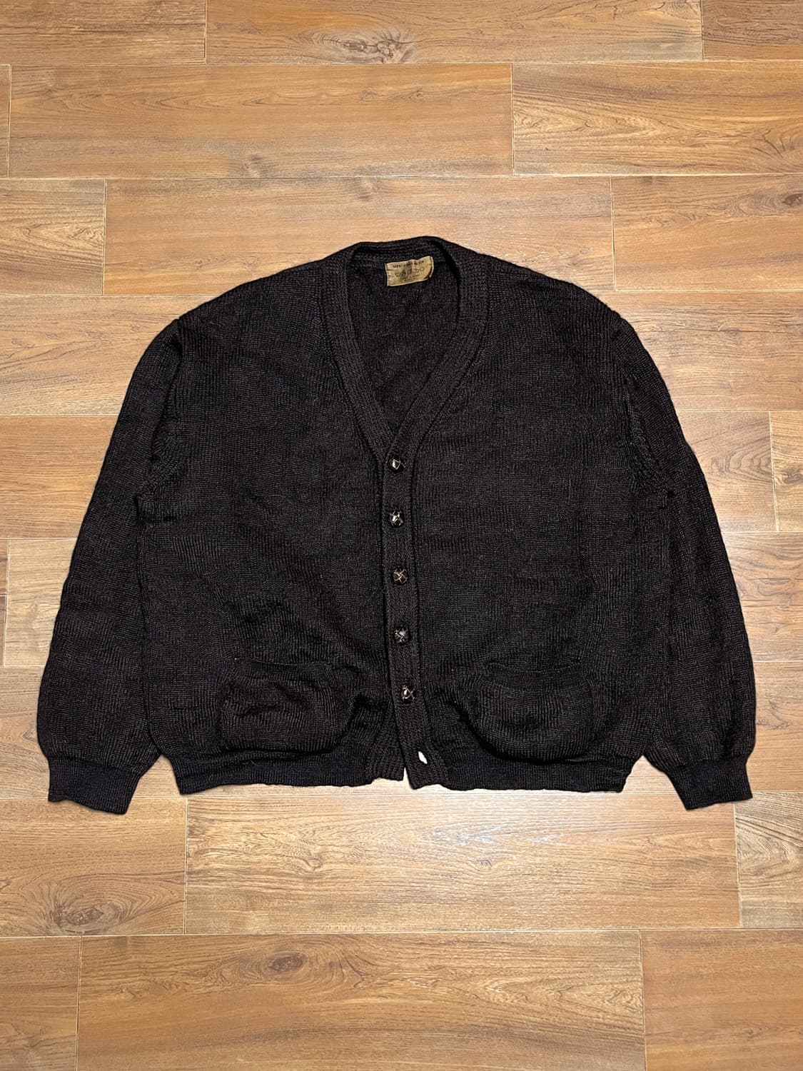 80s 빈티지 dezert 데저트 울 가디건 상품이미지1