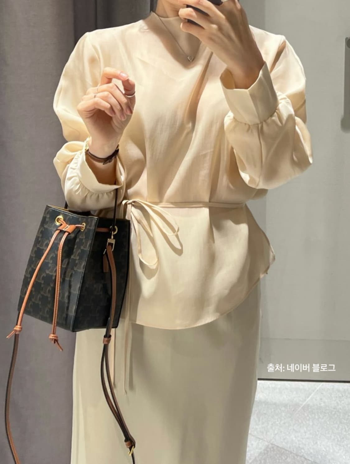 정품 셀린느 마이크로 세일러 버킷백 상품이미지10