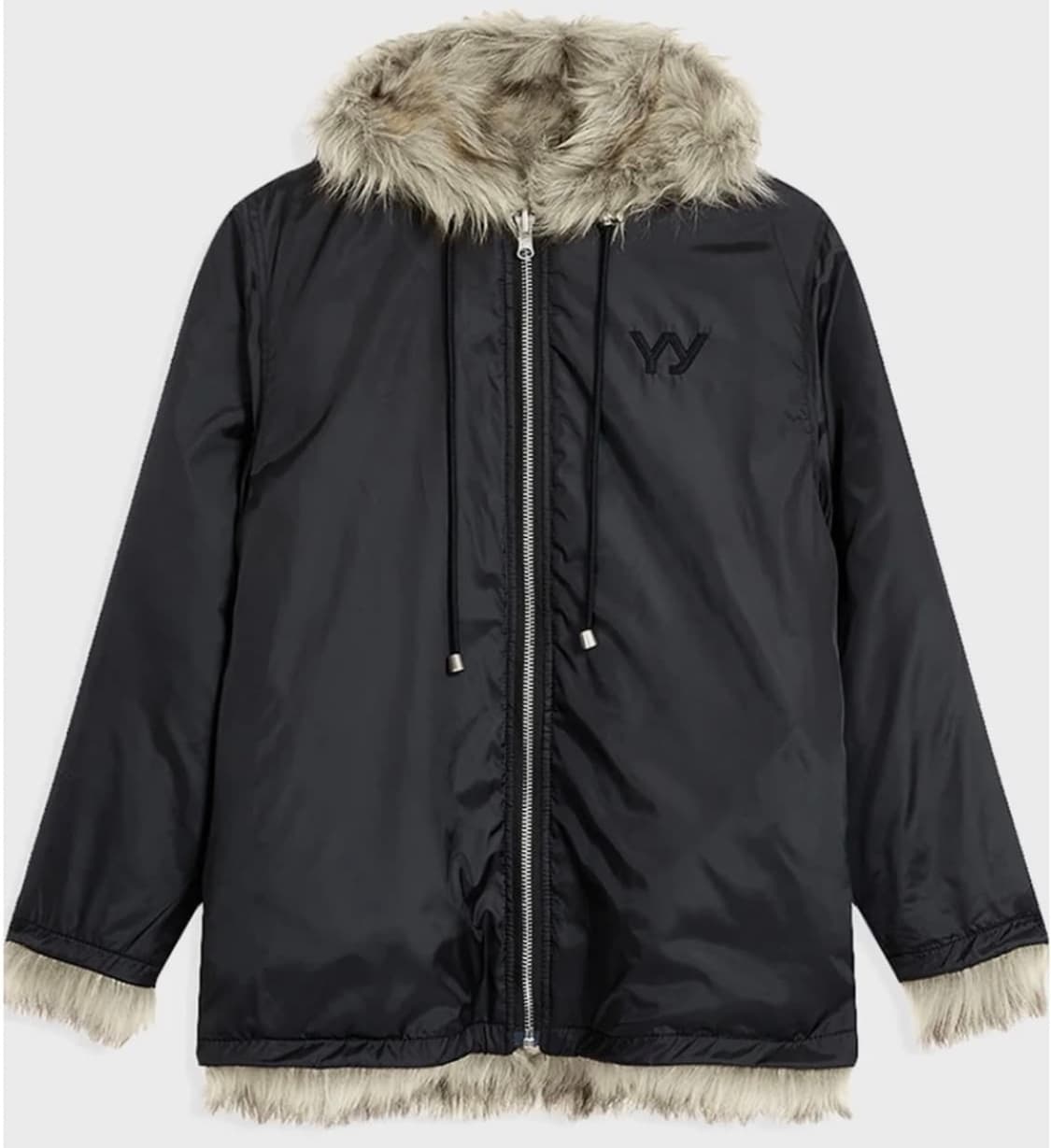 오픈와이와이 리버시블 후드 퍼자켓 상품이미지3