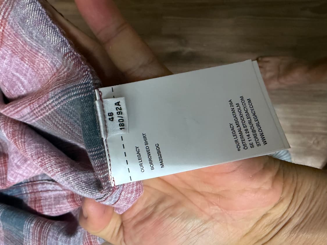 [46]아워레가시 버로우드 셔츠 아이다호 상품이미지2