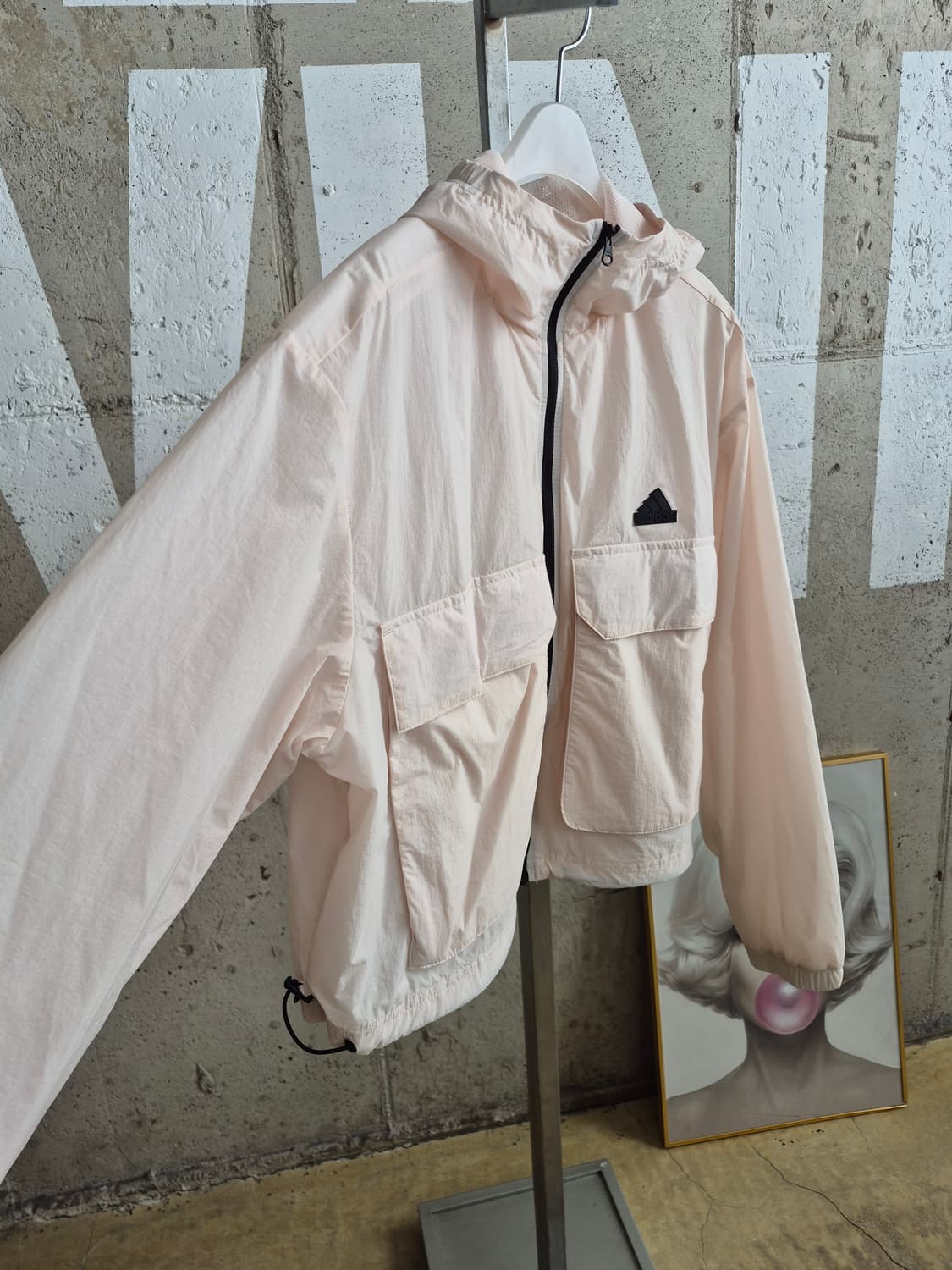 아디다스  바람막이 후드숏자켓 상품이미지4