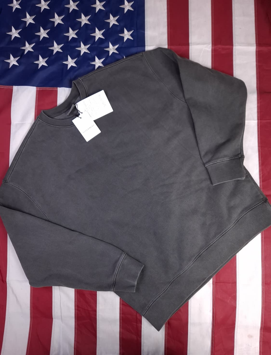 택새제품 오리지날 소버먼트 피그먼트 차콜그레이 맨투맨 챠콜 상품이미지1