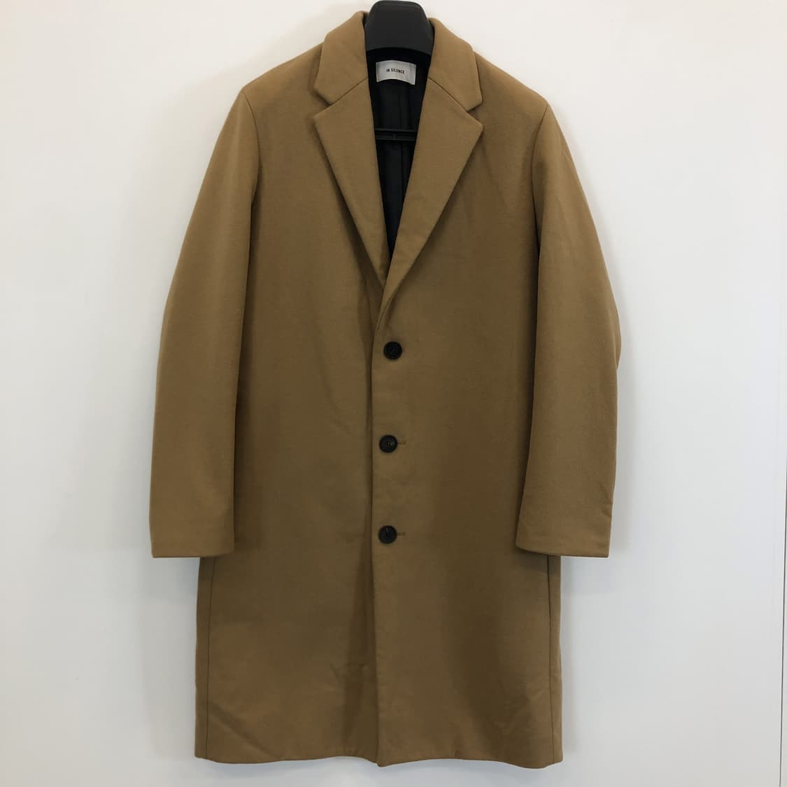 인사일런스 캐시미어 카멜브라운 오버코트 S  상품이미지1