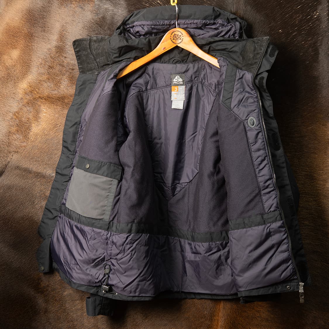 [95] 00s 나이키 ACG 클라이마핏 테크자켓 블랙  상품이미지7