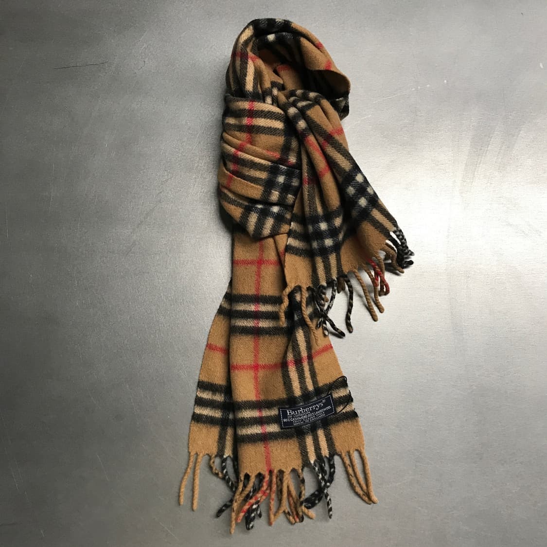 버버리 정품 캐시미어/램스울 머플러 베이지 상품이미지1