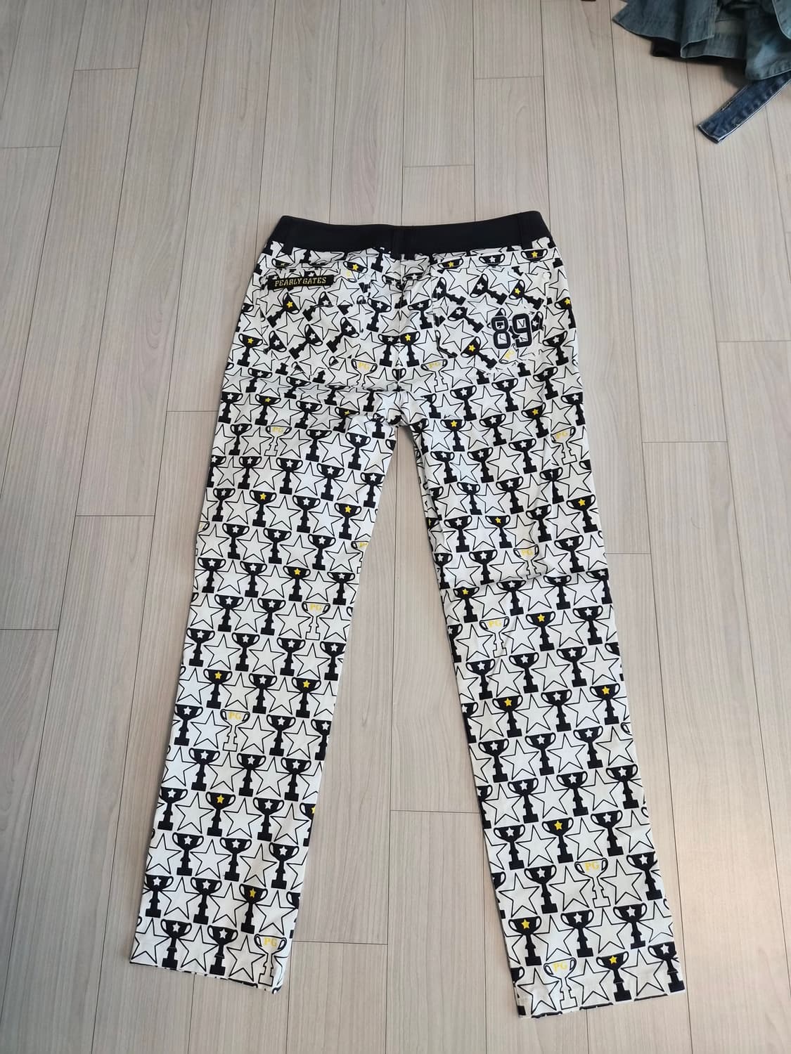 파리게이츠 정품 트로피 별 패턴 골프 팬츠 (새상품) 상품이미지3