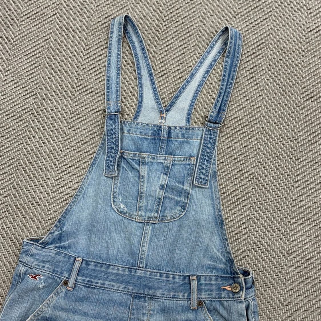 홀리스터 오버롤 데님 숏팬츠 v3755  상품이미지3