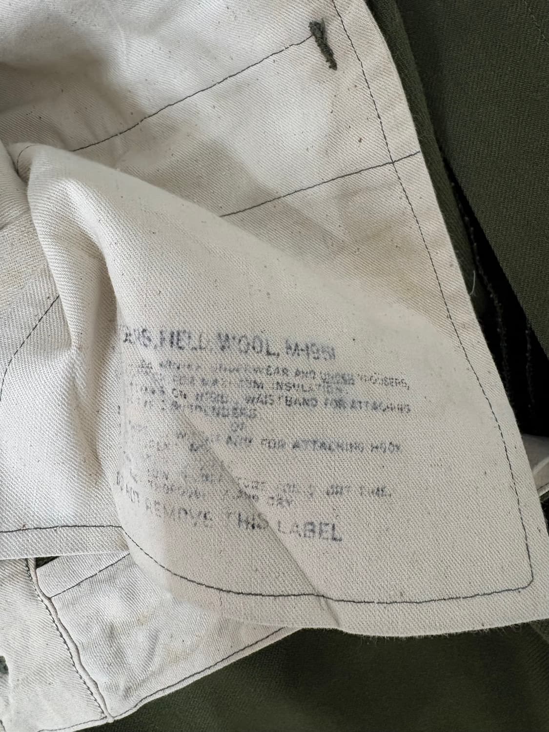 50's U.S Army M-1951 Serge Wool Pant 상품이미지8