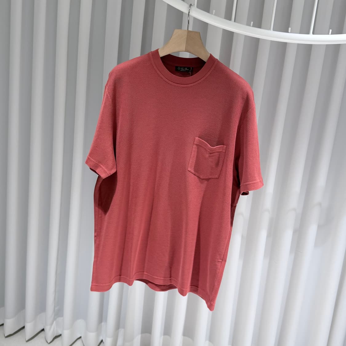 (S-/XL) / 로로피아나 폴로 카라넥 코튼 반팔 티셔츠 상품이미지2