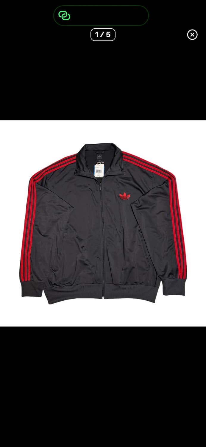 아디다스 차콜 레드 저지 상품이미지1