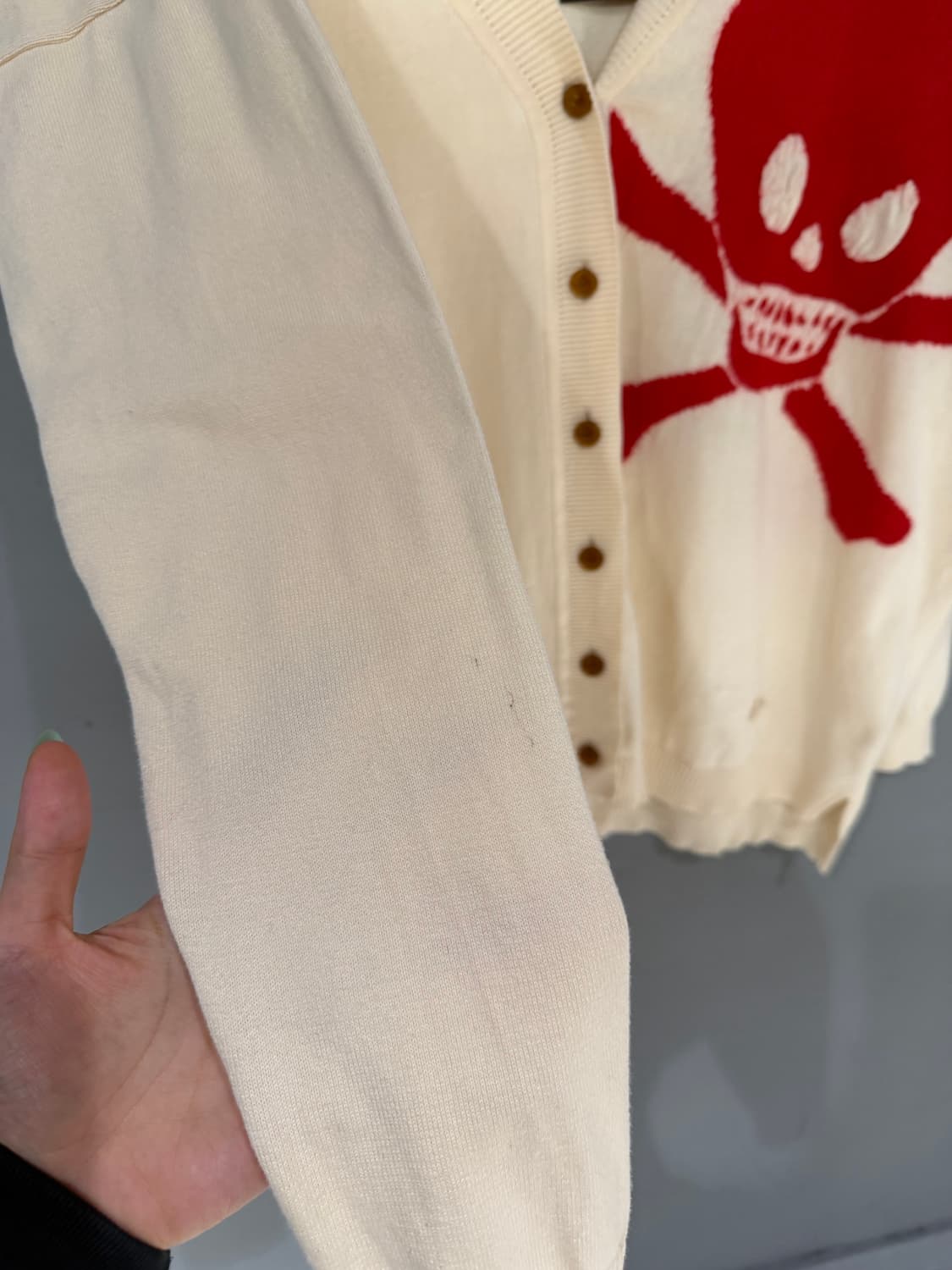 Vivienne Westwood skull cardigan 상품이미지4