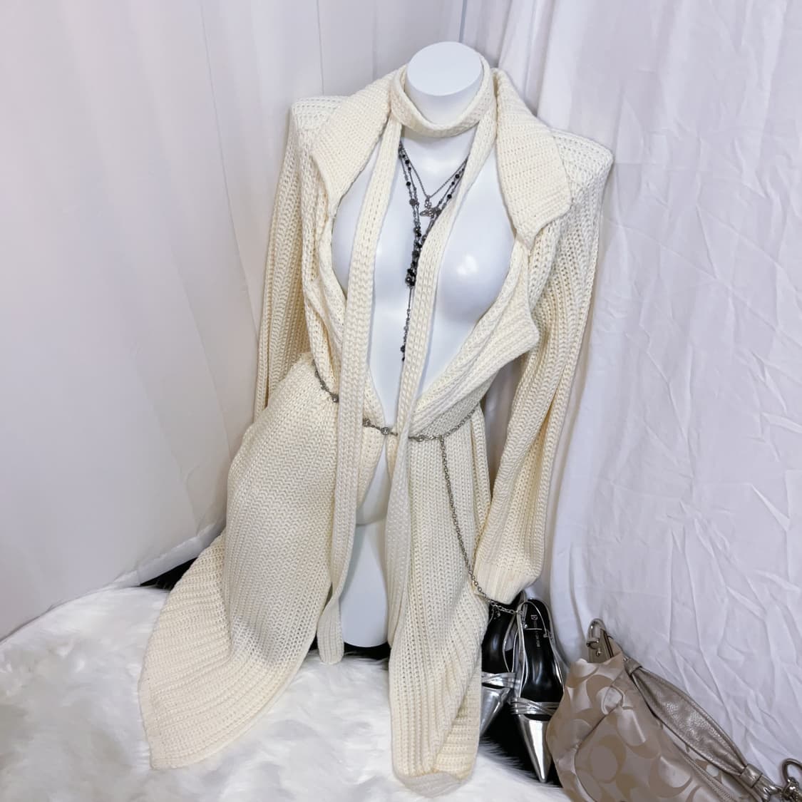 Long Knit Cardigan 상품이미지1