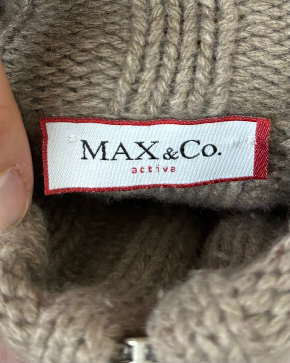 막스 앤 코 패치워크 니트 집업 상품이미지7