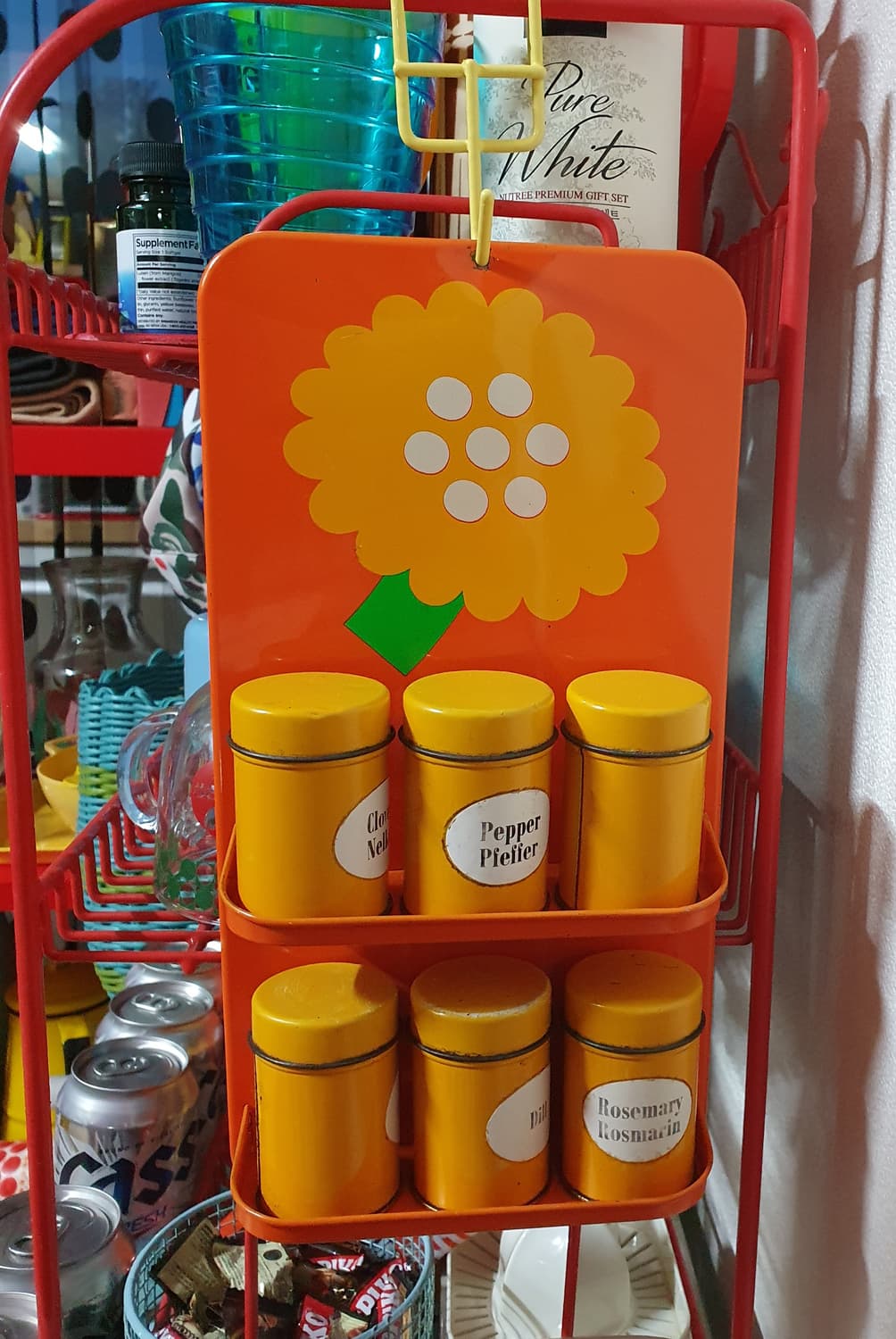 빈티지 오렌지 양념통 세트 상품이미지1