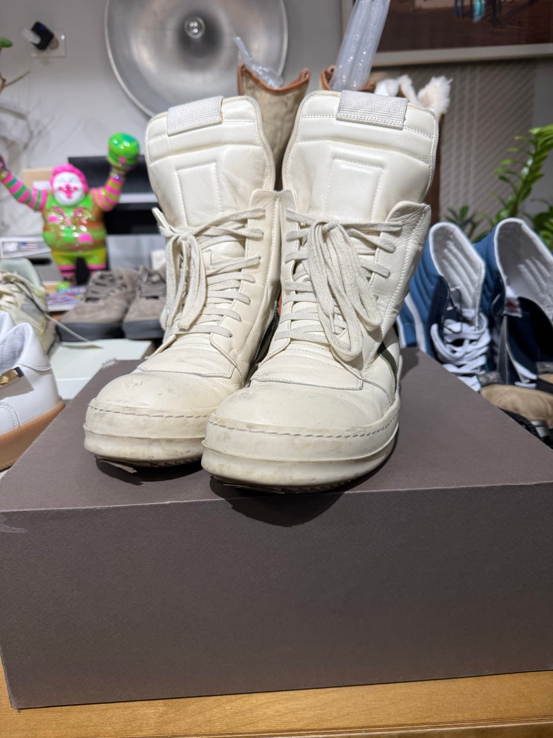 릭오웬스 지오비스켓 카키/크림 42사이즈(270-275) 상품이미지3