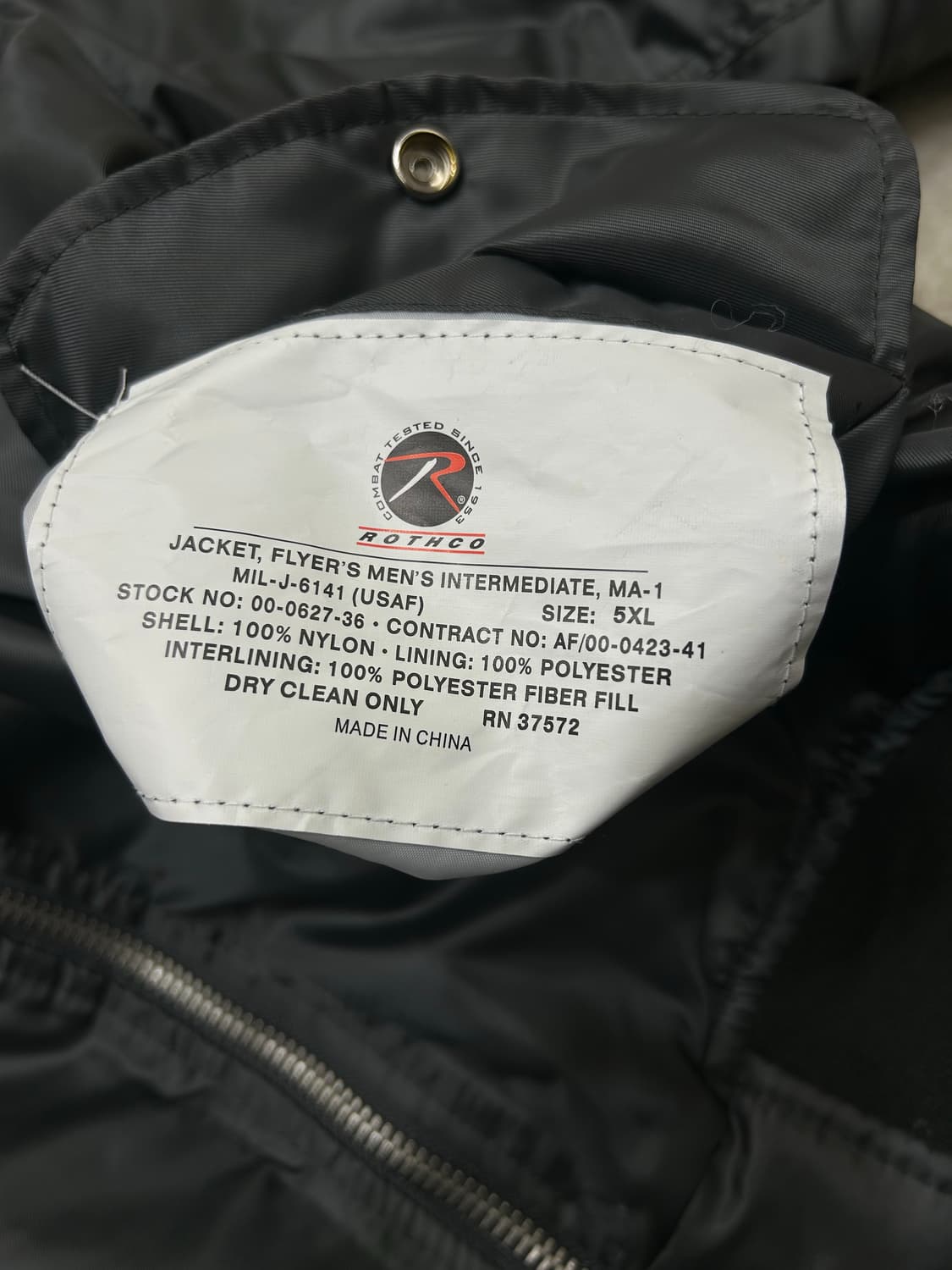 [5XL]로스코 양면 Ma-1 봄버 항공 자켓 상품이미지5